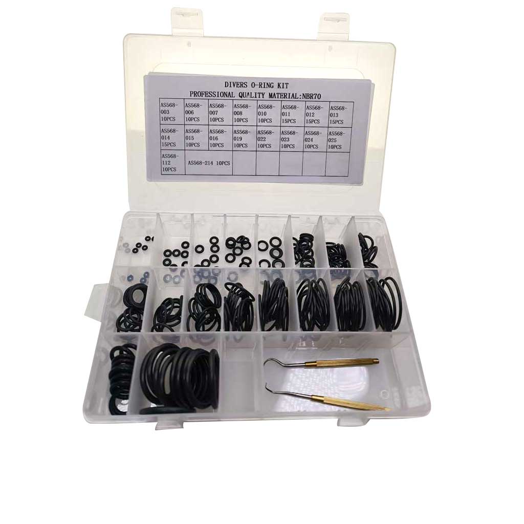 Snorkeling Gear - 200PC Perlengkapan O-Ring Selam Scuba, Kit
