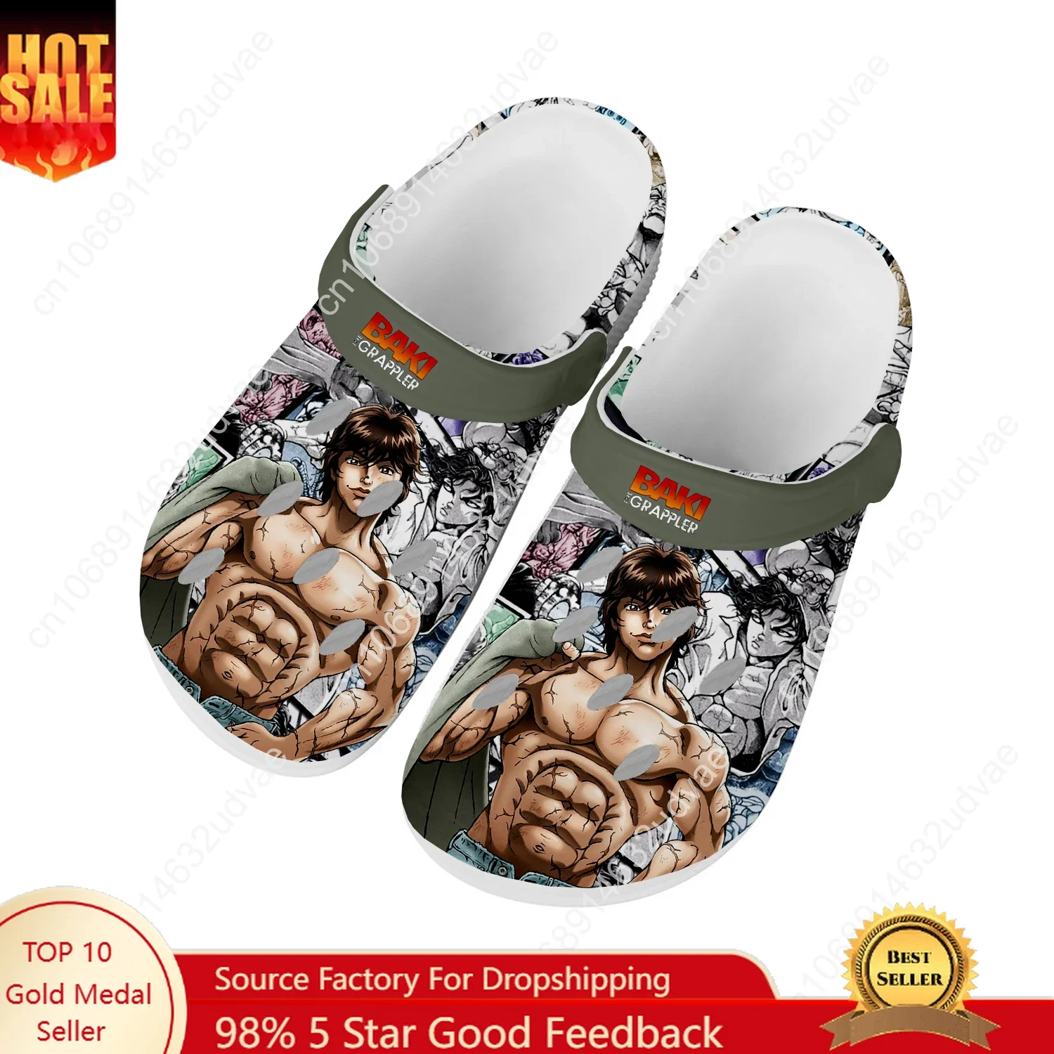 Water Shoes - Baki The Grappler Hanma Baki, Sepatu
