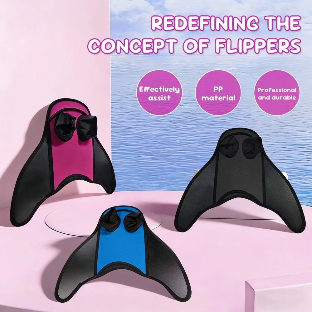 Flippers Swimming - Ekor Renang Mermaid Ringan untuk Penggunaan