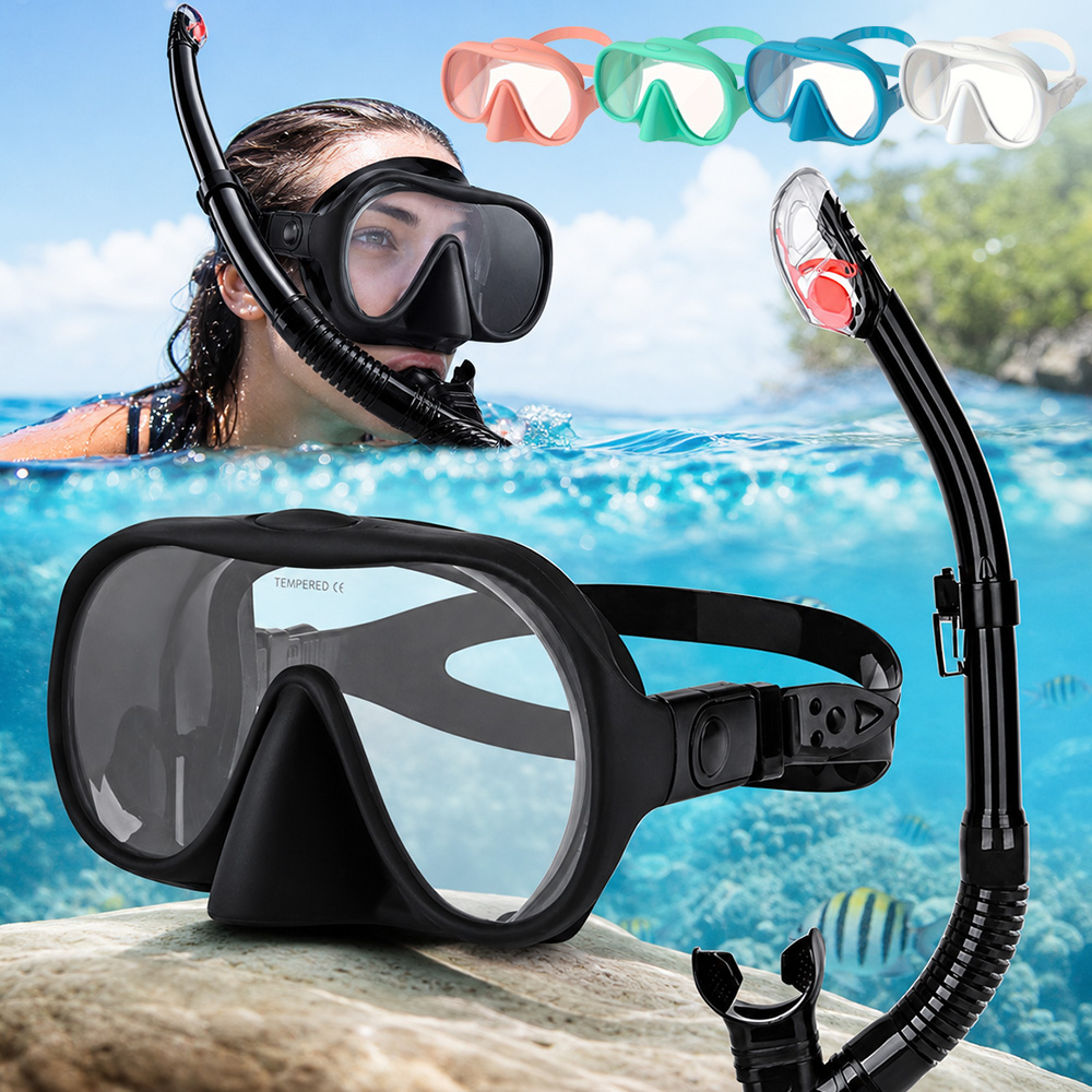 Snorkel Set - Set Snorkel untuk Dewasa, Masker Snorkel